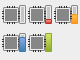 CPU Frequency Scaling icon with colorbar