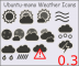 Ubuntu mono Weather Icons