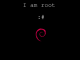 I am root Debian version