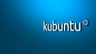 Kubuntu logo wallpaper