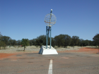 Tropic marker outside of Alice Springs