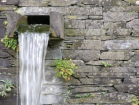 water and wall