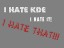 For all people who hates KDE