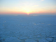 Dawn over the frozen sea