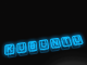 KUBUNTU splashscreen blue neon 04