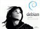 Debian Girl Gdm Theme