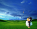 Tux vs. XP Wallpaper no.1