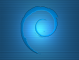 Debian logo Aqua