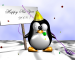 New Year Tux Ubuntu