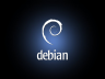 Simple Debian wallpaper bbw