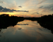 River+sunset (Sweden)
