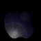MacOSX Black Apple (Plain Glow)