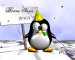 New Year Tux Ubuntu